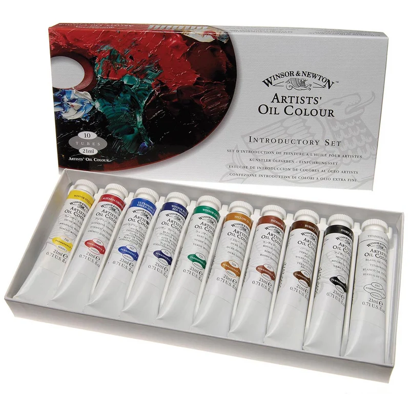 Winsor and Newton - Artists' Oil Colour - 10 x 21ml Introductory Set