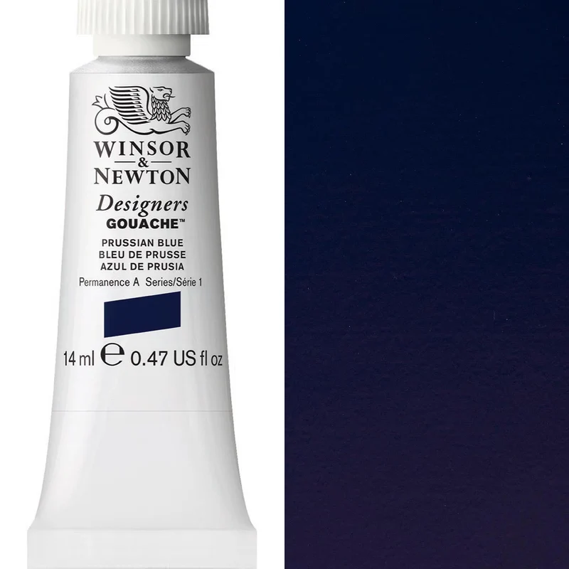 Winsor and Newton - Designers Gouache - 14ml - Prussian Blue