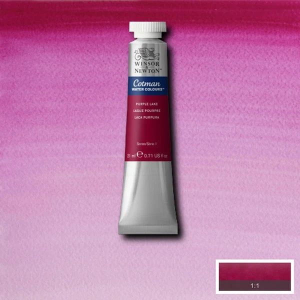 Winsor and Newton - Cotman Watercolour - 21ml - Purple Lake