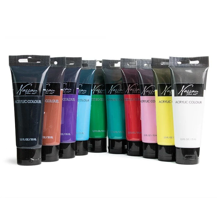 Nassau Fine Art Acrylic Paint in Tube, 75 ml
