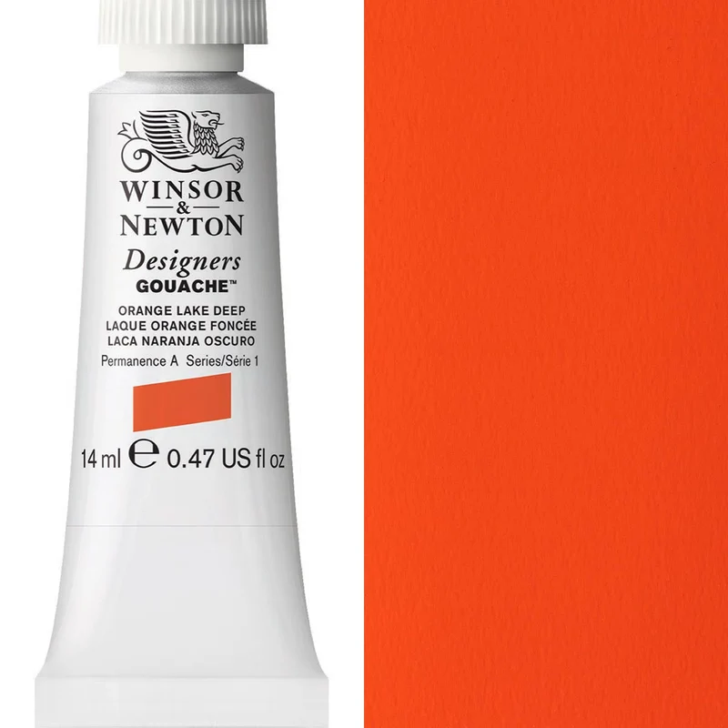 Winsor and Newton - Designers Gouache - 14ml - Orange Lake Deep