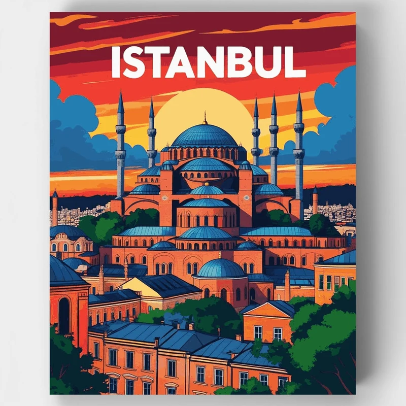 Istanbul - Paint by Numbers Kit