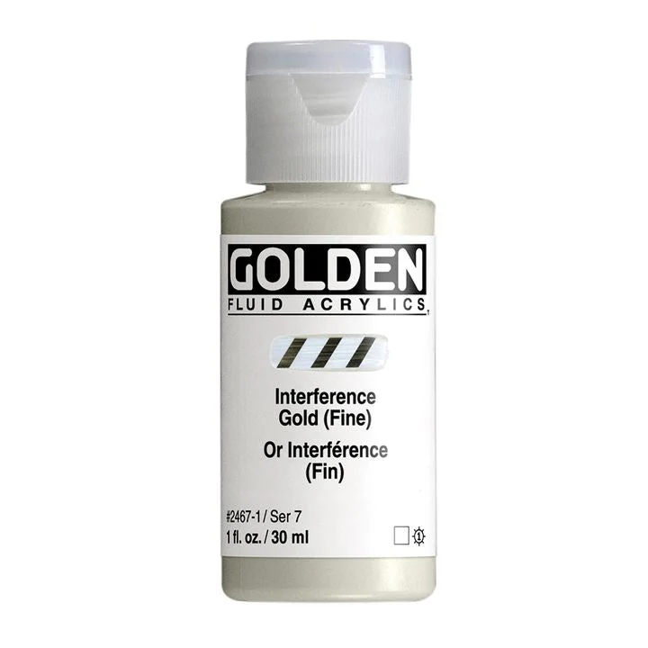 GOLDEN Fluid Interference Acrylic Paint, 118 ml
