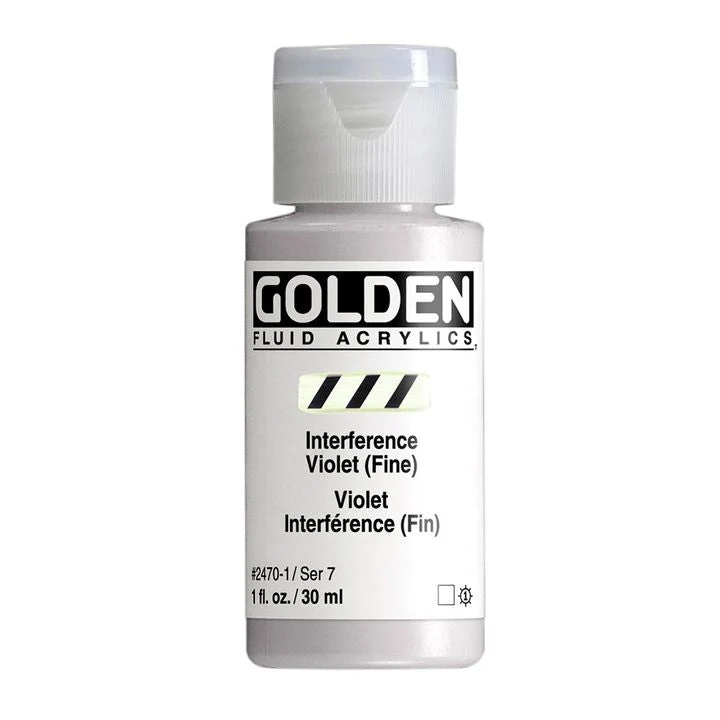 GOLDEN Fluid Interference Acrylic Paint, 118 ml