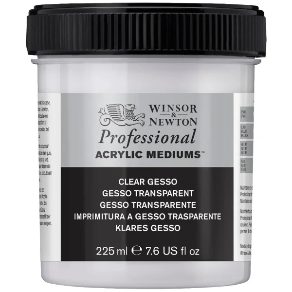 Winsor and Newton - Professional Artists' Acrylic Clear Gesso - 237ml -