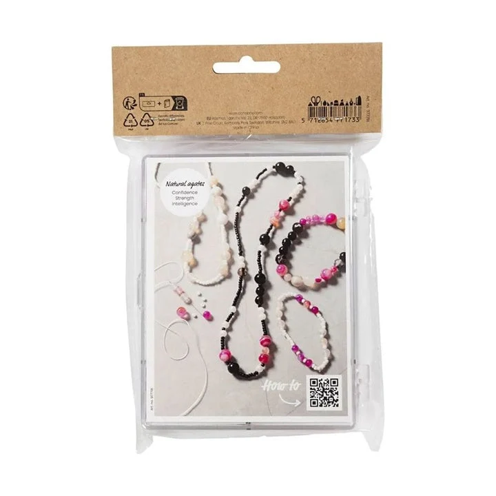 Jewelry-Making Craft Set - Pink Mix