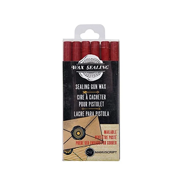 Red Sealing Wax, Set of 6