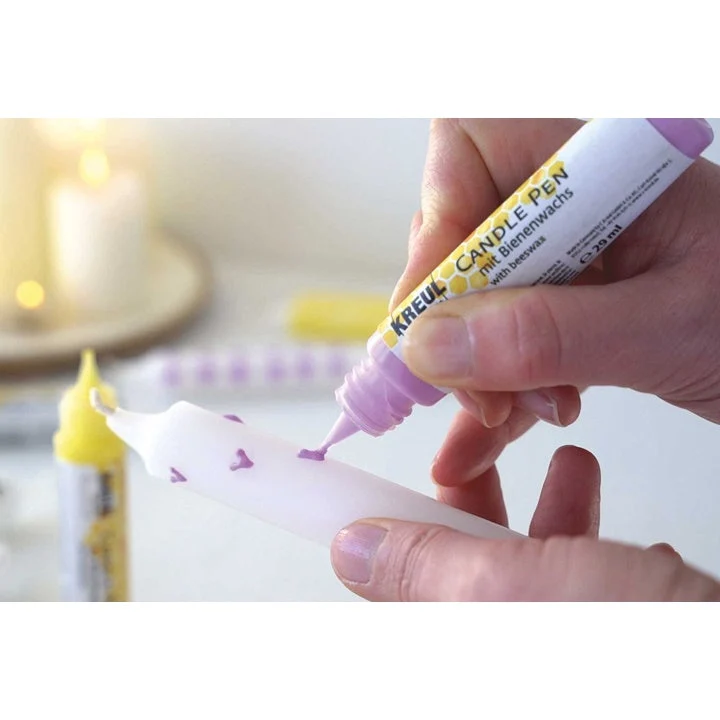 KREUL Candle Pens, Set of 4 x 29 ml