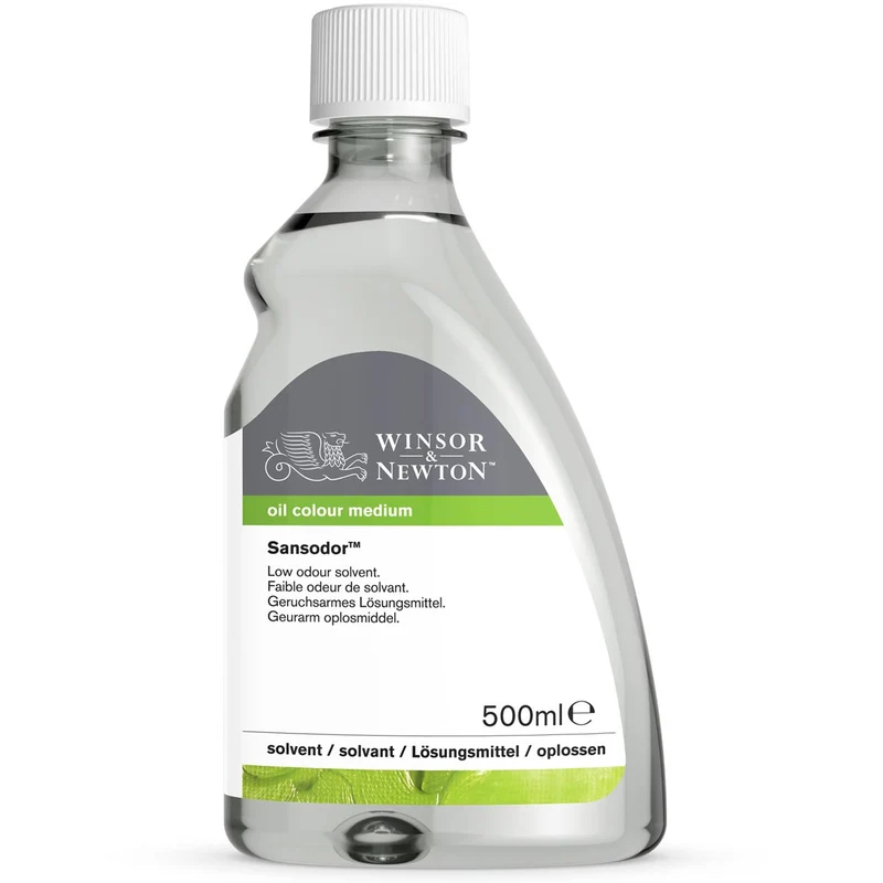 Winsor and Newton - Sansodor Low Odour Solvent Cleaner - 500ml