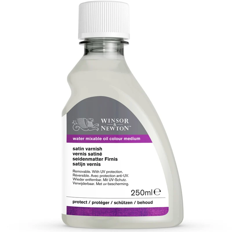 Winsor and Newton - Water Mixable Satin Varnish - 250ml