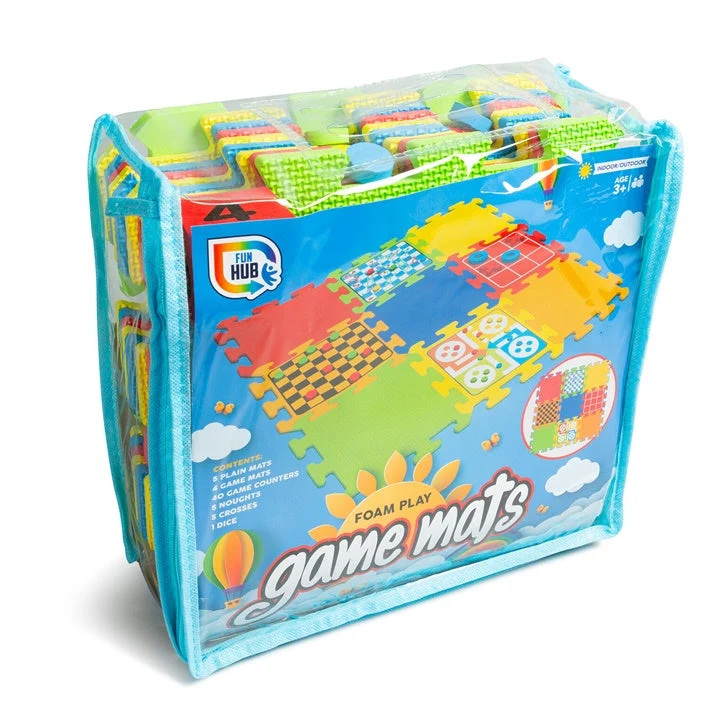 Foam Mats with Four Board Games