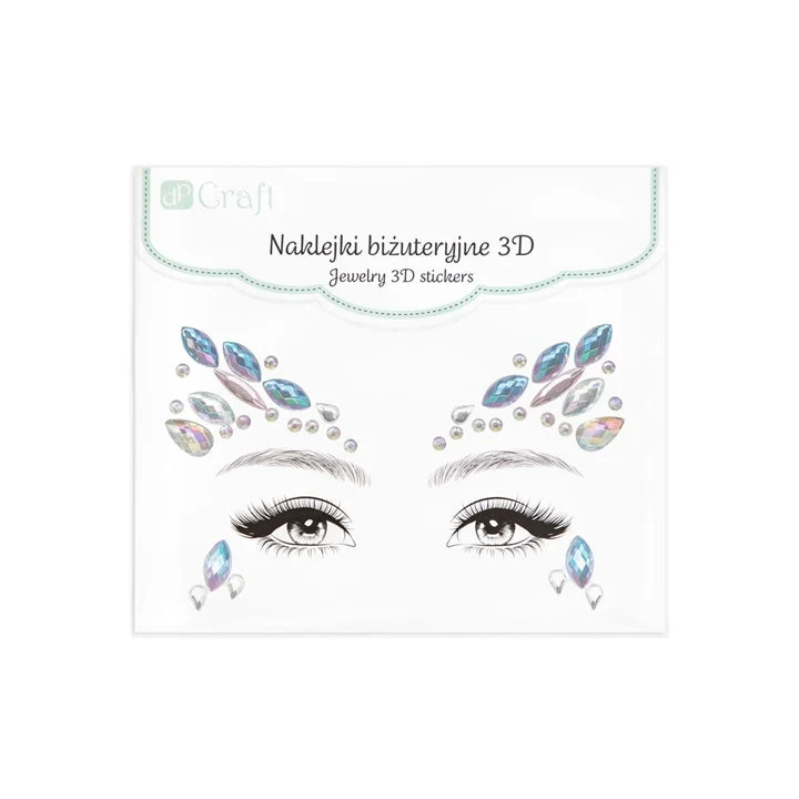 3D Face Stickers with Gems