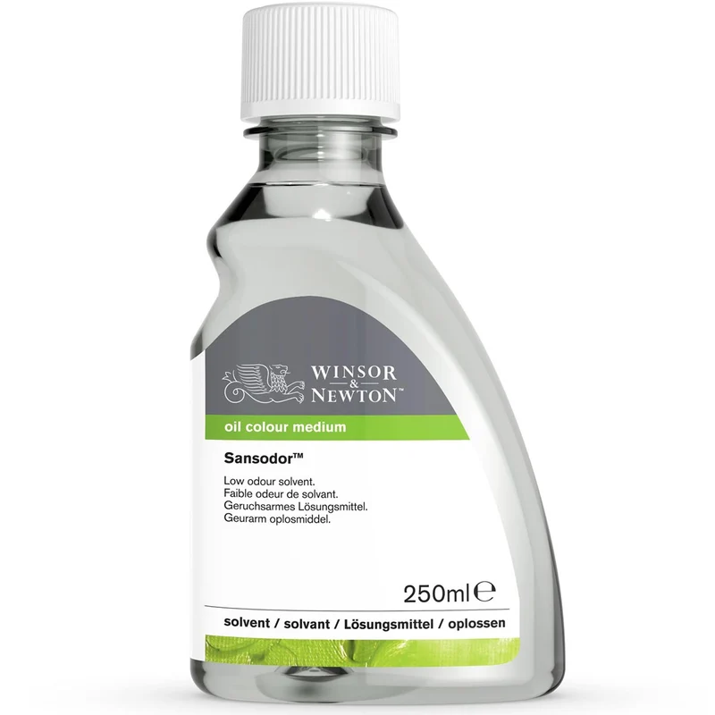 Winsor and Newton - Sansodor Low Odour Solvent Cleaner - 250ml