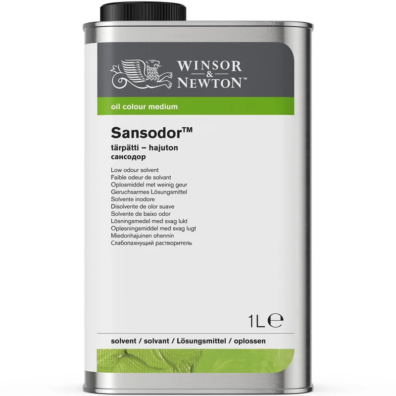 Winsor and Newton - Sansodor Low Odour Solvent Cleaner - 1 Litre