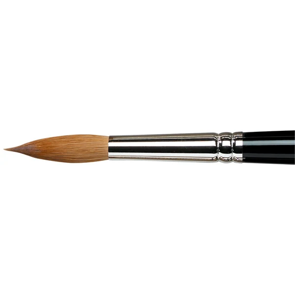 Winsor and Newton - Series 7 Kolinsky Sable - Round Short Handle Brush - No. 09