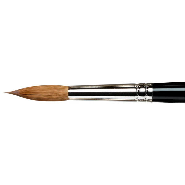 Winsor and Newton - Series 7 Kolinsky Sable - Round Short Handle Brush - No. 08
