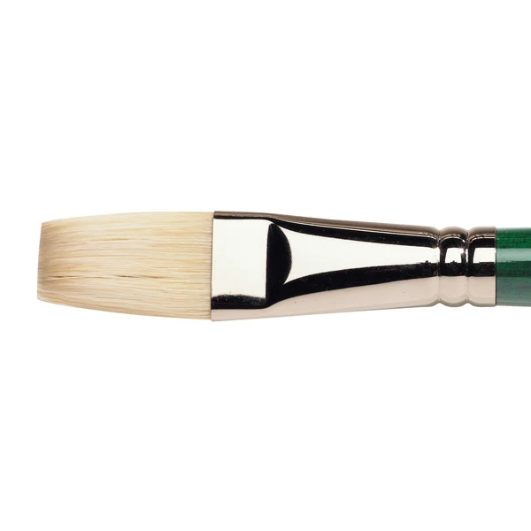 Winsor and Newton - Winton Long Flat Long Handle Brush - No. 12