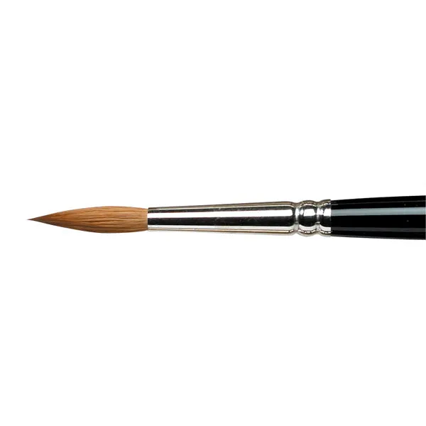 Winsor and Newton - Series 7 Kolinsky Sable - Round Short Handle Brush - No. 02