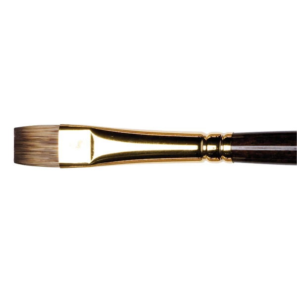 Winsor and Newton - Monarch Short Flat-Bright Long Handle Brush - No. 8