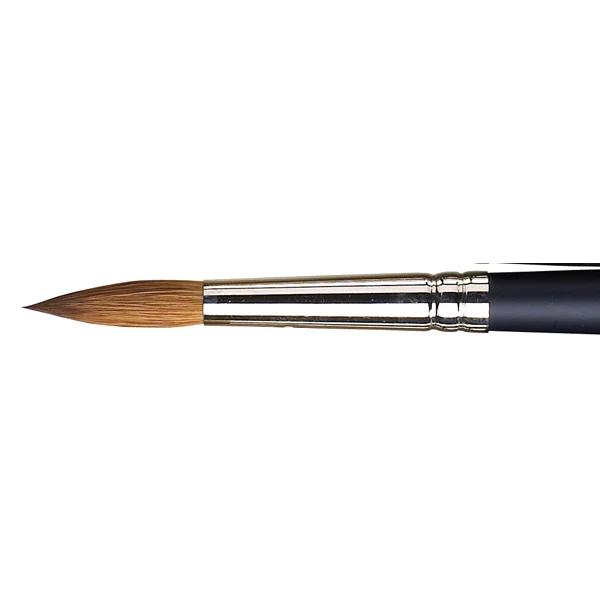 Winsor and Newton - Artists' Watercolour Sable Round Short Handle Brush - No. 10