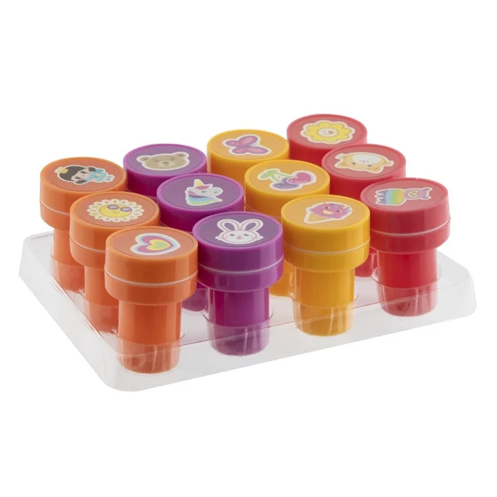 12 Self-Inking Stamps