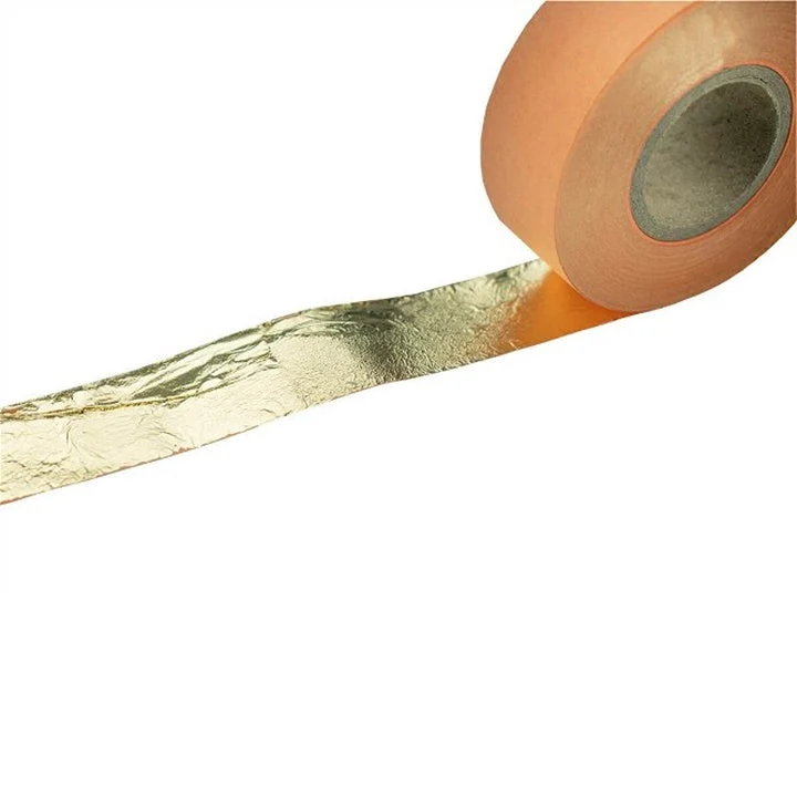 Gold Metallic Leaf Roll, 2.5 cm x 50 m