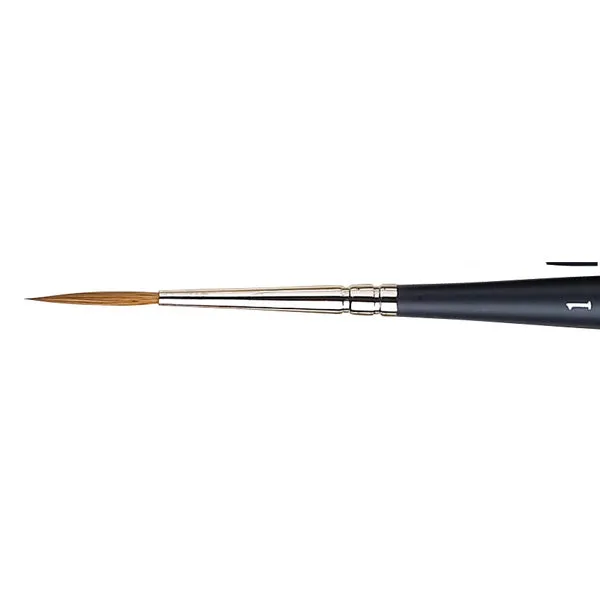Winsor and Newton - Artists' Watercolour Sable Rigger Short Handle Brush - No. 1