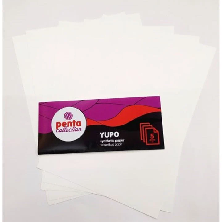 Pentart YUPO Synthetic Paper, Set of 5