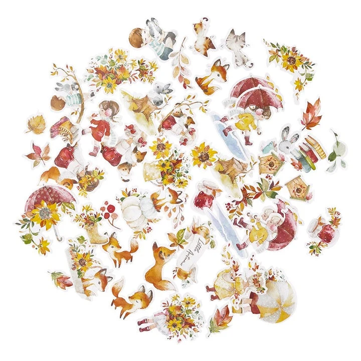 Little Autumn Paper Cutouts – Set of 50