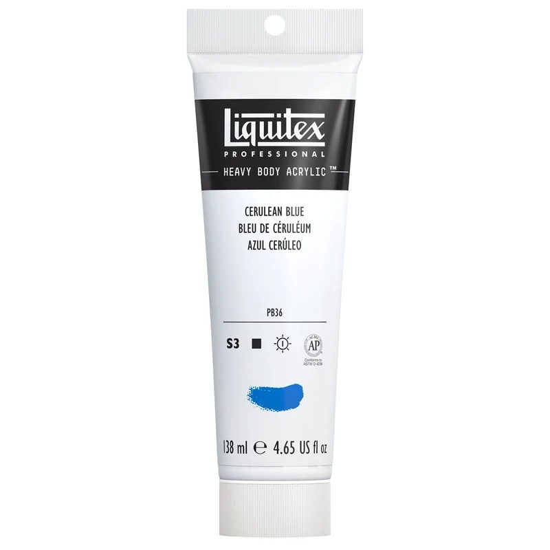 Liquitex - Heavy Body Acrylic Colour - 138ml Cerulean Blue