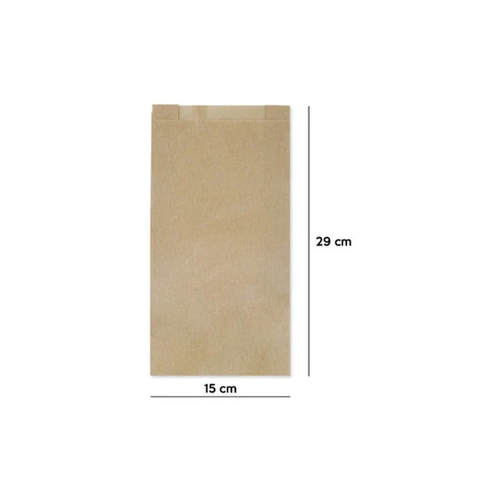 Brown Paper Bag 150x290 mm, 10 pcs