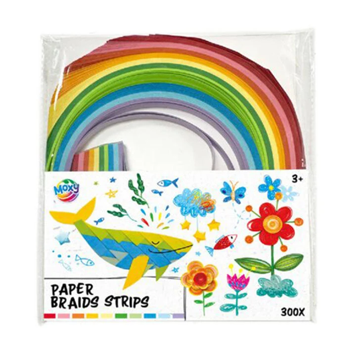 Mixed-Color Paper Strips | 300 pcs