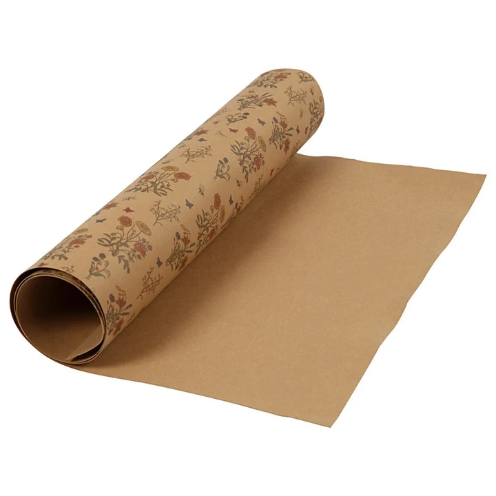 Faux Leather Paper - Flowers