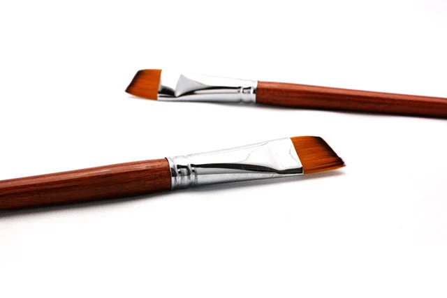 Synthetic-Hair Angled Brush