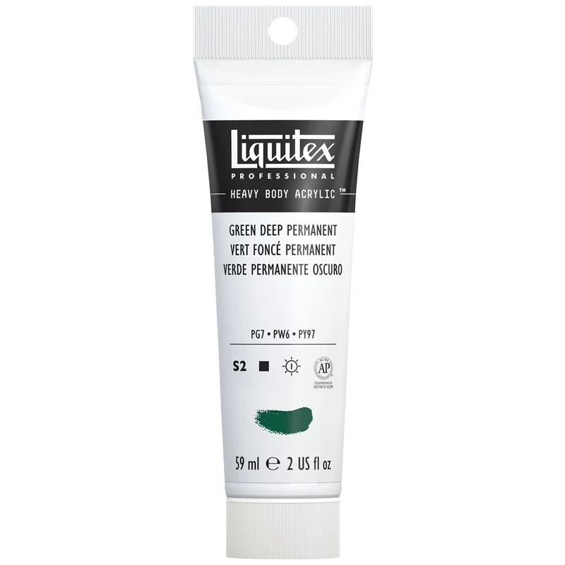 Liquitex - Heavy Body Acrylic Colour - 59ml Green Deep Permanent