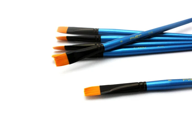 Synthetic Hair Flat Brushes