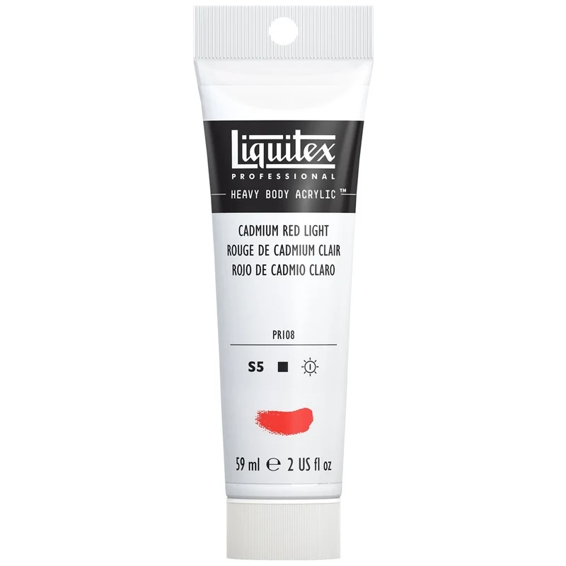 Liquitex - Heavy Body Acrylic Colour - 59ml Cadmium Red Light