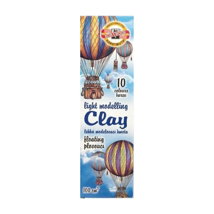 KOH-I-NOOR Lightweight Modeling Clay, Set of 10 Colors