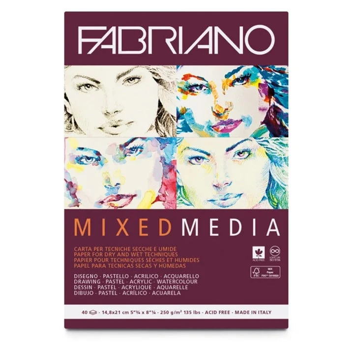 FABRIANO Mixed Media Sketch Pad