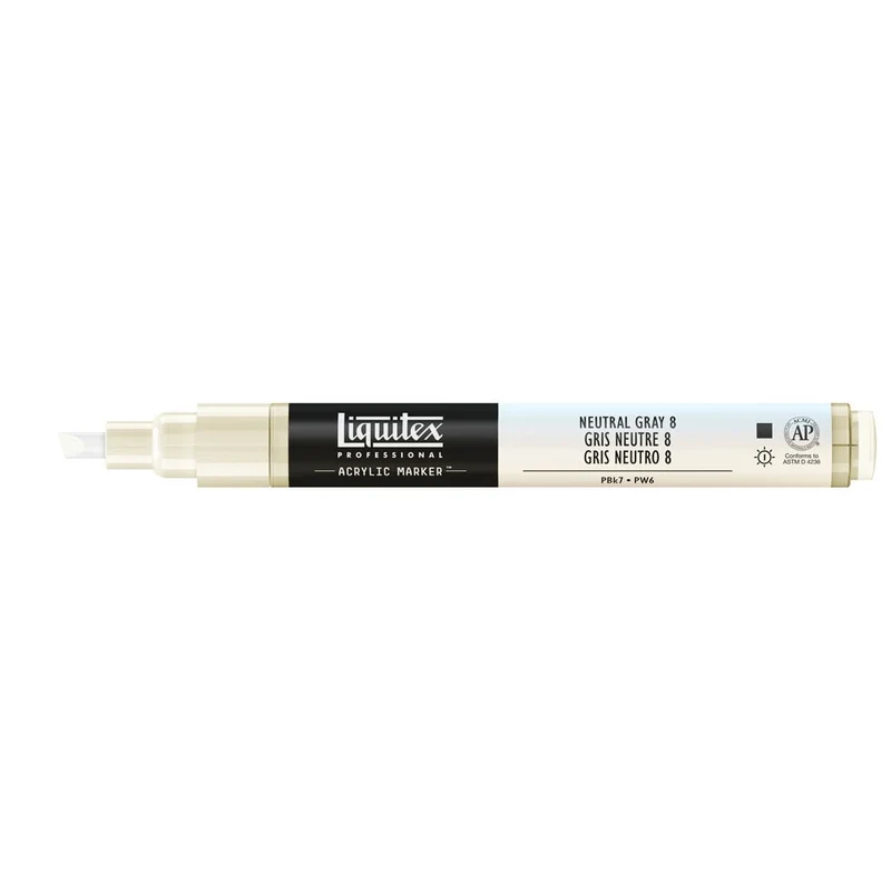 Liquitex - Marker - 2-4mm - Neutral Gray 8