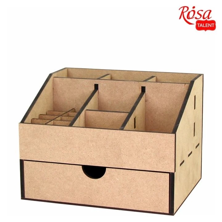 ROSA TALENT MDF Organizer with 1 Drawer, 22.5x18x16.5 cm