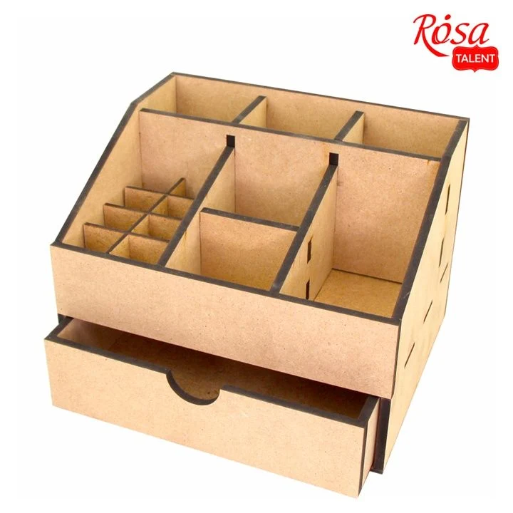 ROSA TALENT MDF Organizer with 1 Drawer, 22.5x18x16.5 cm