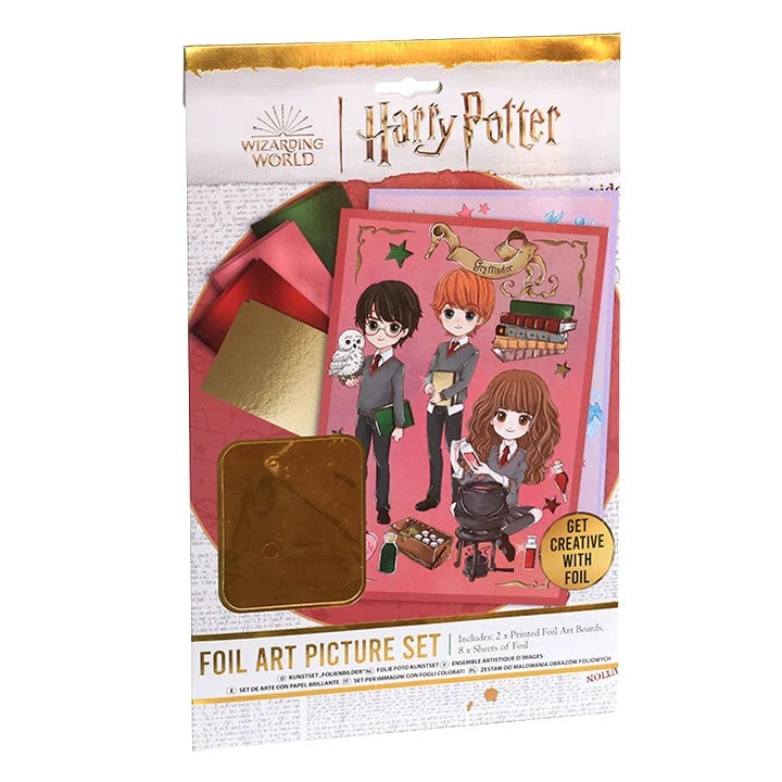 Harry Potter Gold Foil Picture Craft Set