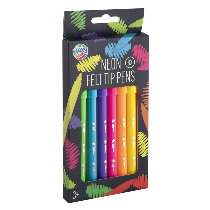 Neon Markers, Set of 8