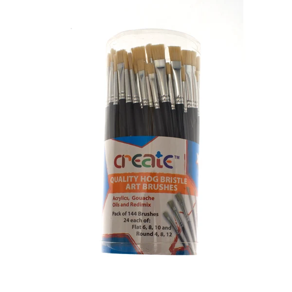 Create - Hog Brush Canister (144 Brushes)