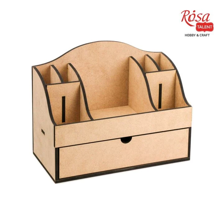 ROSA TALENT MDF Organizer with 1 Drawer, 30x15x23 cm