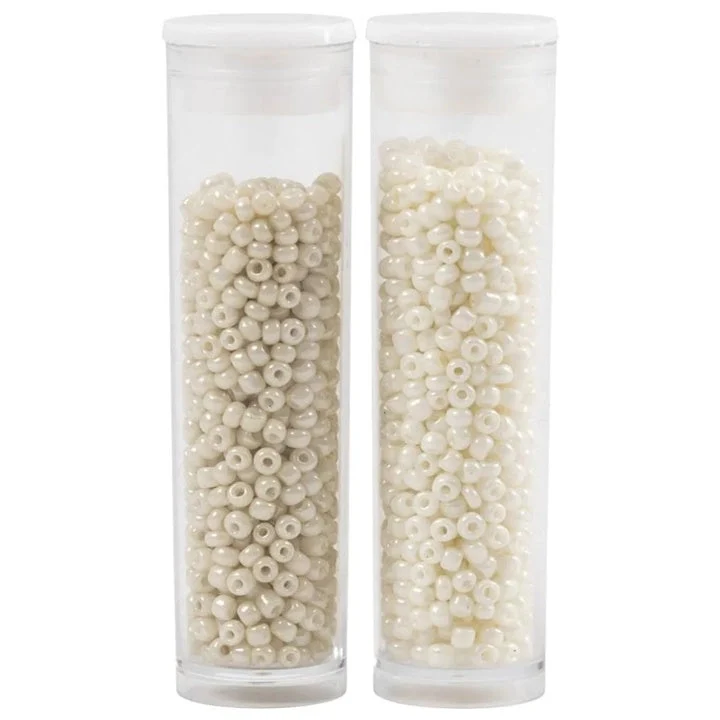 Seed Beads 1.7 mm, Set of 2x7 g