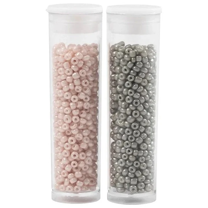 Seed Beads 1.7 mm, Set of 2x7 g