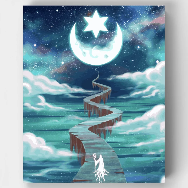 New Moon - Paint by Numbers Kit