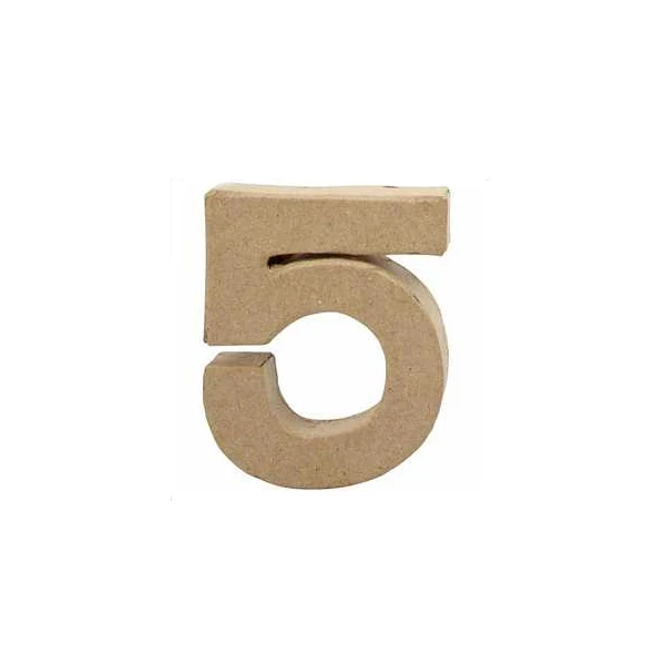 Create Craft - Number - Small - 10cm - 5 - 1piece